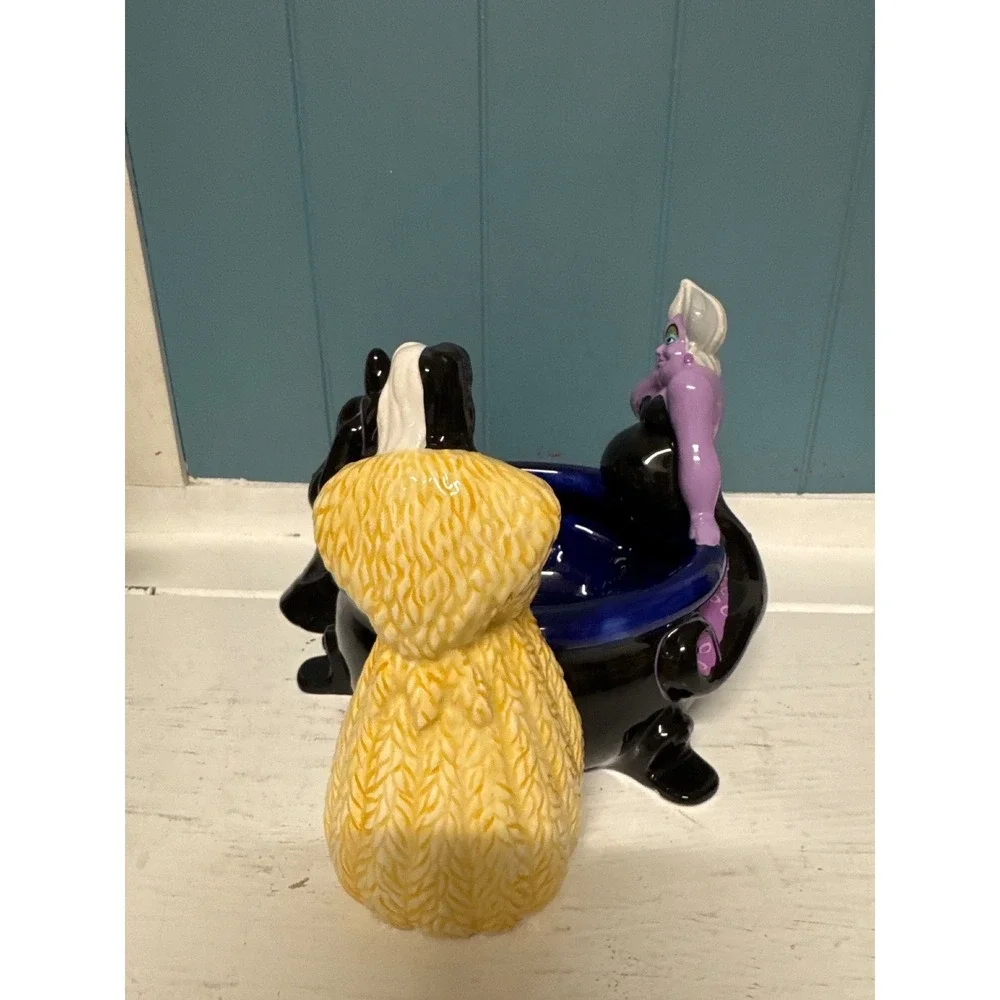 Disney Villains‎ Ursula Henchmen Cauldron Trinket Candy Dish Cruella Evil Queen
